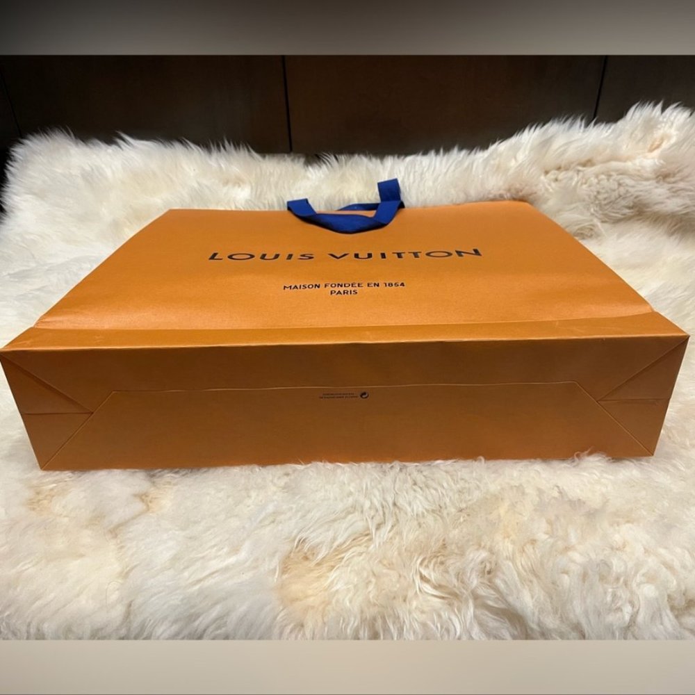 Louis Vuitton large shopping bag Authentic orange - Picture 6 of 8